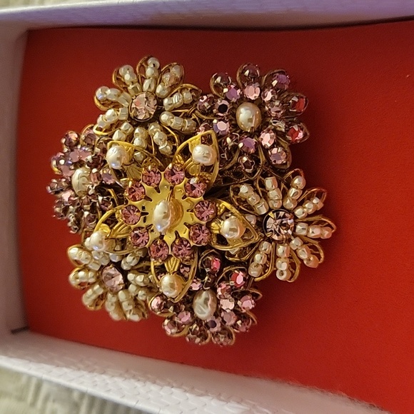 Miriam Haskell Brooch / Pendant - Picture 1 of 11